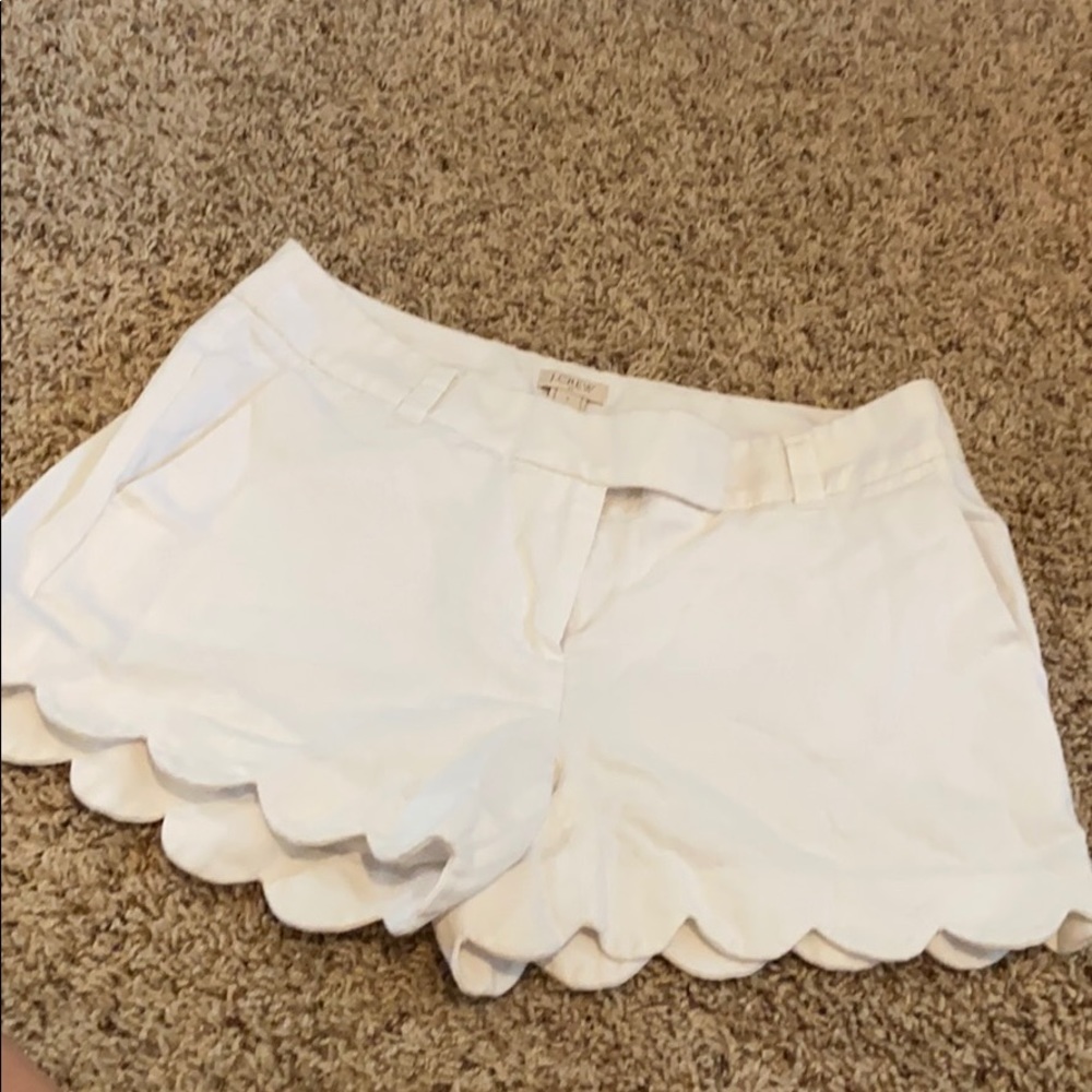 White JCrew shorts